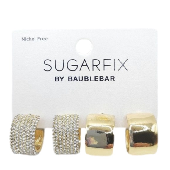BAUBLEBAR SUGARFIX PAIR HOOP EARRINGS - Picture 2 of 2